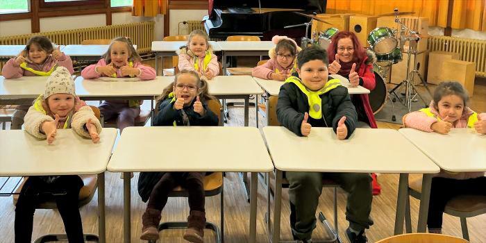Besuch des Kindergartens Weltenbummler an der Gerhard‑Thielcke‑Realschule